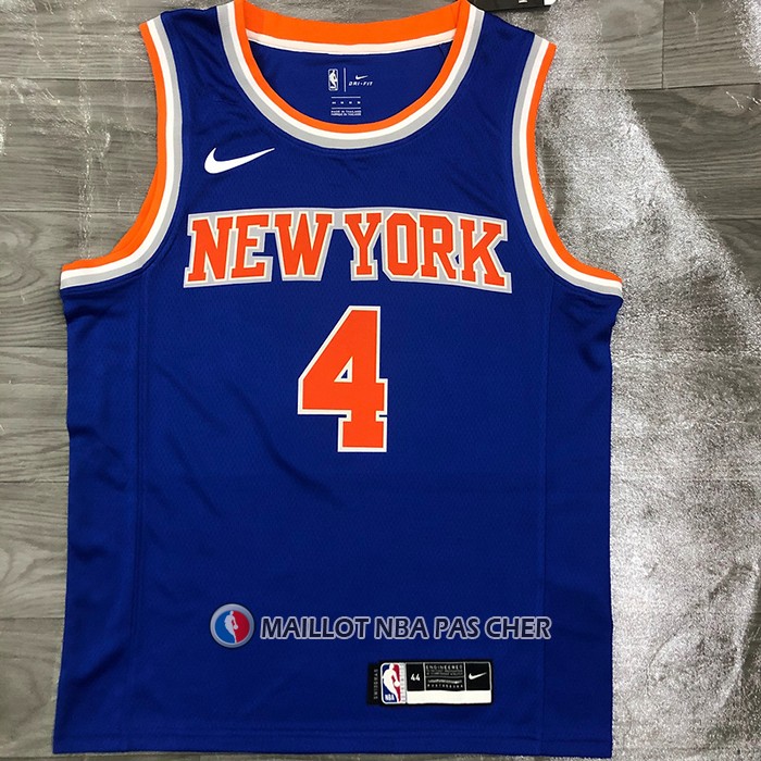 Maillot New York Knicks Derrick Rose NO 4 Icon Bleu